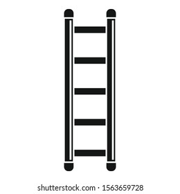 Ladder icon. Simple illustration of ladder vector icon for web design isolated on white background