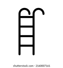 ladder icon. stairs symbol. vector illustration