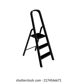 ladder icon. stairs symbol. vector illustration