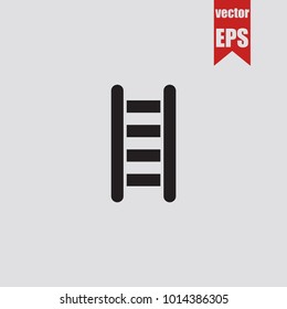 Ladder icon in trendy isolated on grey background.Vector illustration.