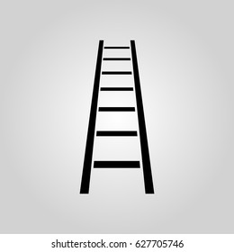 Ladder icon. Up, stair symbol. Flat design. Stock - Vector illustration