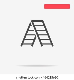Ladder icon. Vector concept illustration for design.