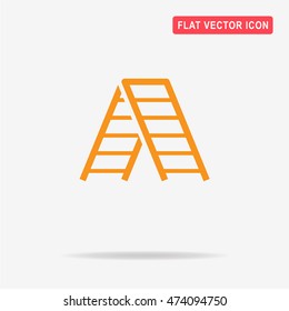 Ladder icon. Vector concept illustration for design.