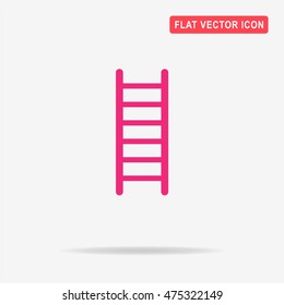 Ladder icon. Vector concept illustration for design.