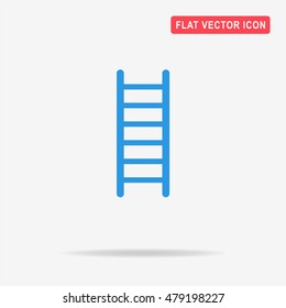 Ladder icon. Vector concept illustration for design.