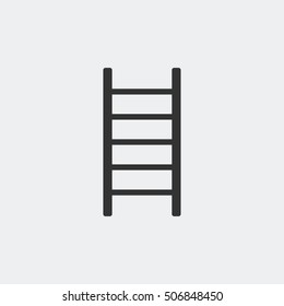 Ladder icon. Vector concept illustration for design