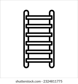 ladder icon vector design element logo template, on white background, eps 10.
