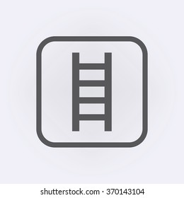 Ladder icon . Vector illustration