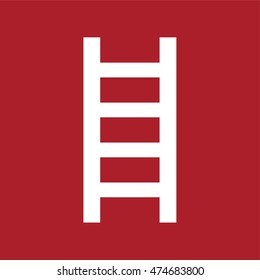 Ladder icon . Vector illustration