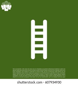 ladder icon. vector illustration