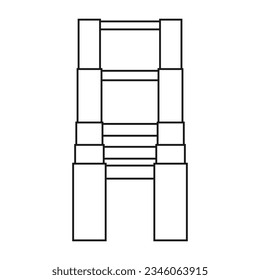 ladder icon vector illustration design