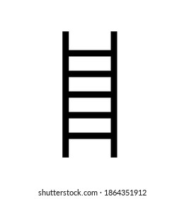 Ladder icon, vector illustration. Flat design style. vector ladder icon illustration isolated on white background, ladder icon Eps10. ladder icons graphic design vector symbols.