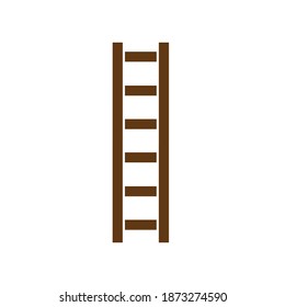 Ladder icon, vector illustration. Flat design style. vector ladder icon illustration isolated on white background, ladder icon Eps10. ladder icons graphic design vector symbols.
