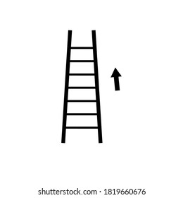 ladder icon vector illustration logo template