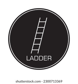 ladder icon vector illustration logo design