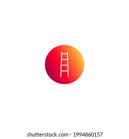 Ladder Icon. Vector Illustration  for mobile concept and web design.