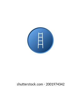 Icono de la escalera. Ilustración vectorial para concepto móvil y diseño web.