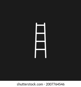 Icono de la escalera. Ilustración vectorial para concepto móvil y diseño web.