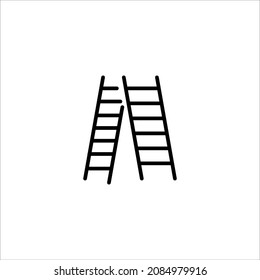 ladder icon, vector illustration symbol