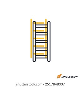 ladder icon vector illustration. ladder symbol isolated on white background