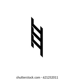 Ladder icon. Vector logo illustration isolated sign symbol
