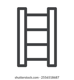 Ladder icon Vector logo outline
