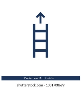 Ladder icon vector Logo Template