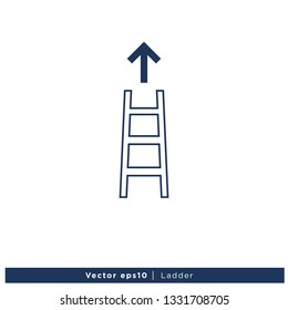 Ladder icon vector Logo Template