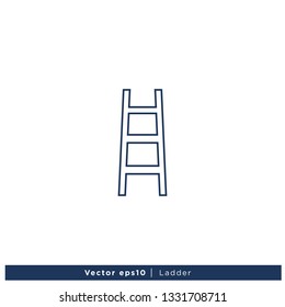 Ladder icon vector Logo Template