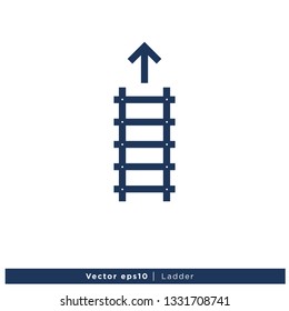 Ladder icon vector Logo Template