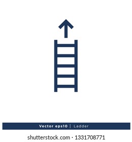 Ladder icon vector Logo Template