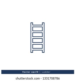 Ladder icon vector Logo Template