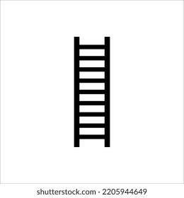 ladder icon vector on white background.