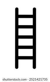 ladder icon vector on white background. success path icon