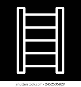 ladder icon vector outline design