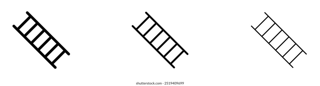 Ladder icon vector icon set. EPS 10