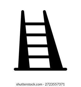 Ilustración de diseño de símbolo de Vector de icono de escalera