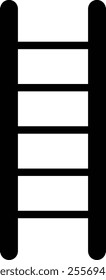 Ladder icon, vector symbol illustration design element for step-by-step business growth and success