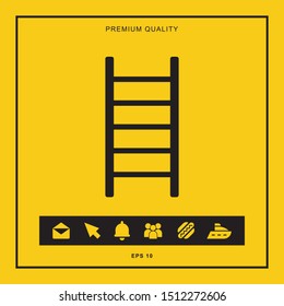 Ladder icon for web and mobile