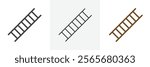 Ladder icons in black and colored versions