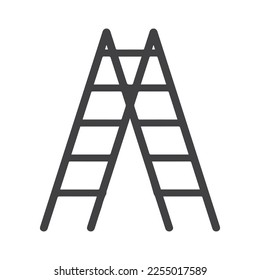 icono de escalera,símbolo,vector de signo aislado en el fondo