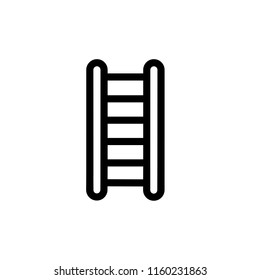 Ladder icon,vector illustration. Flat design style. vector ladder icon illustration isolated on White background, ladder icon Eps10. ladder icons graphic design vector symbols.