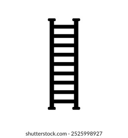 Escada ilustrada em vetor sobre fundo