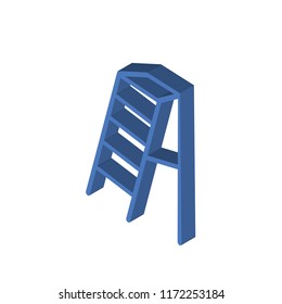 Ladder isometric left top view 3D icon