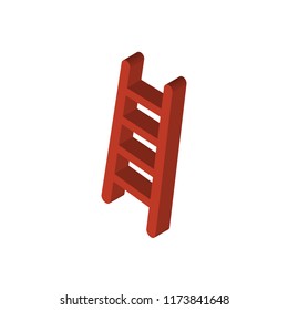 Ladder isometric left top view 3D icon