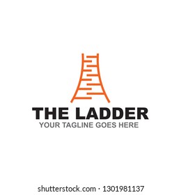 Ladder Logo Design Vector Template