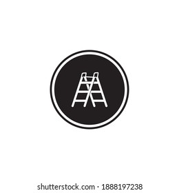 Ladder logo vector design,illustration template