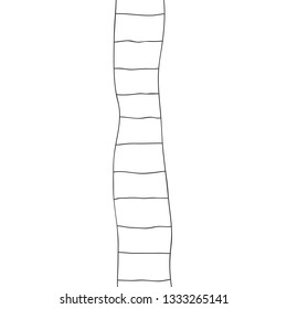 ladder on a white background