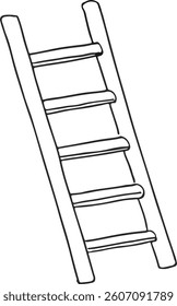 a Ladder outline drawing easy