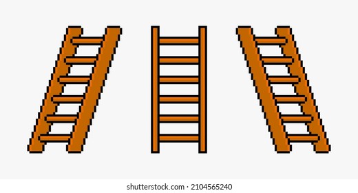 Ladder in pixel art style